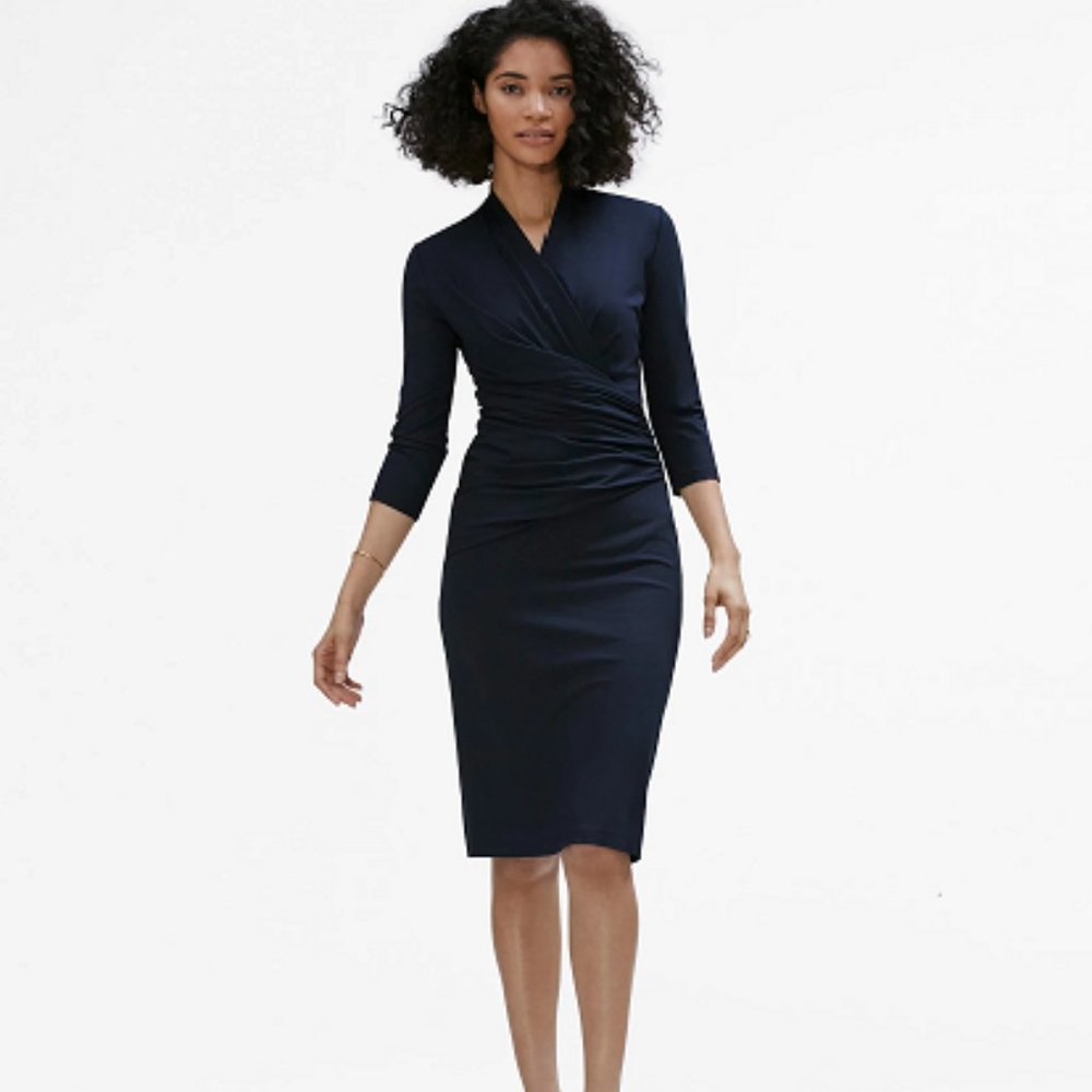 MM Lafleur Casey Dress Size S Galaxy Blue